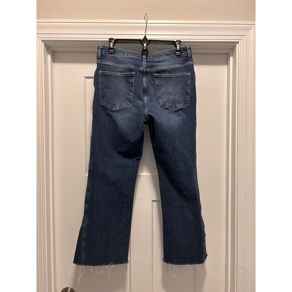 Free People Bootcut Jeans 61855-165151125 Bootcut Crop Raw Hem Size 30 - Picture 4 of 6